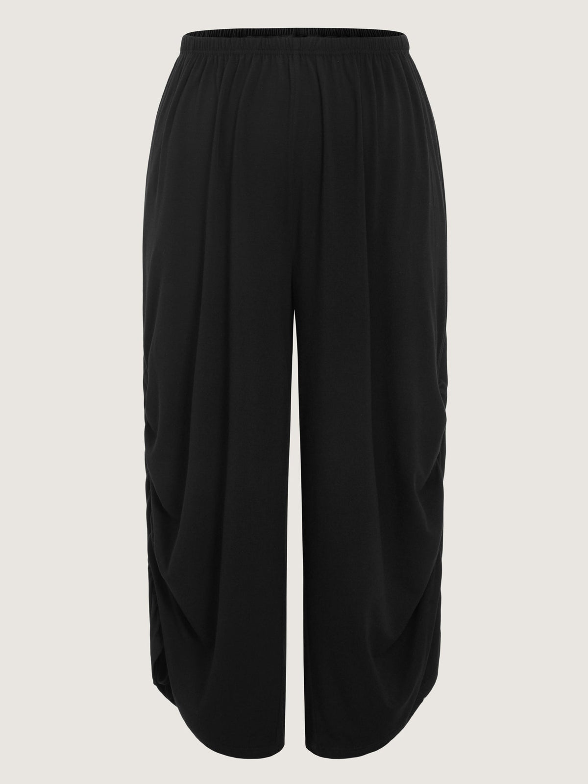 Supersoft Elastic Waist Side Drawstring Wide Leg Pants